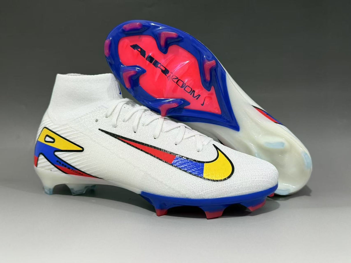 Mercurial SuperFly Custom Colombia Blanc Taglio Alto