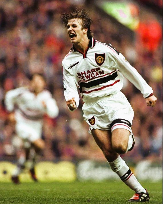 BECKHAM DAVID 1997-98 (Mann U)