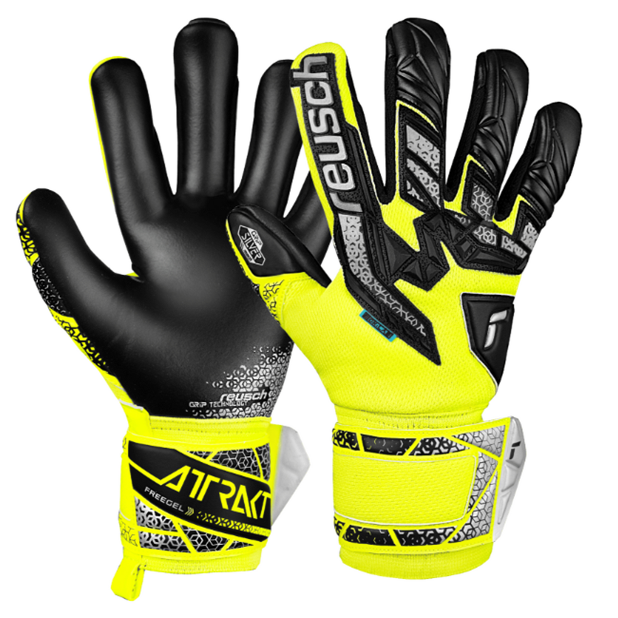 Attrakt Freegel Argent-JAUNE