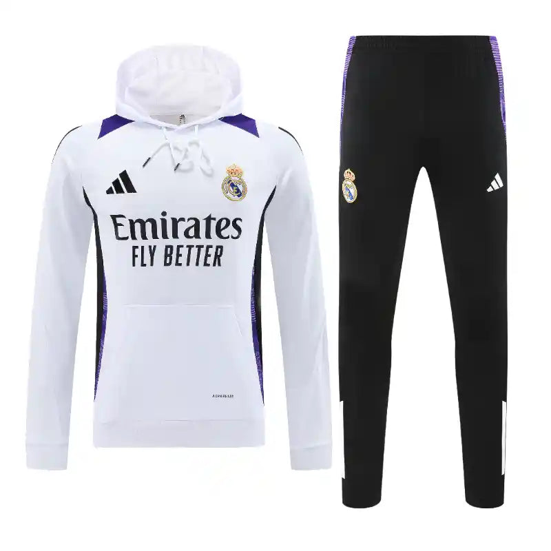 SURVÊTEMENT CLUB REAL MADRID 24/25 BLANC