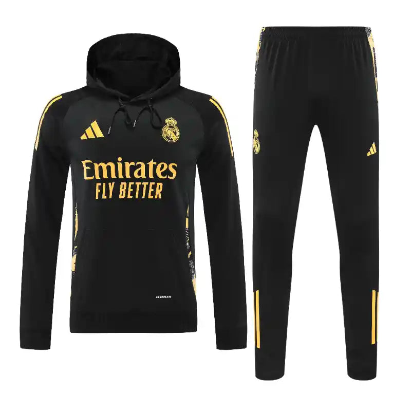 CLUB TRACKSUIT REAL MADRID 24/25 BLACK