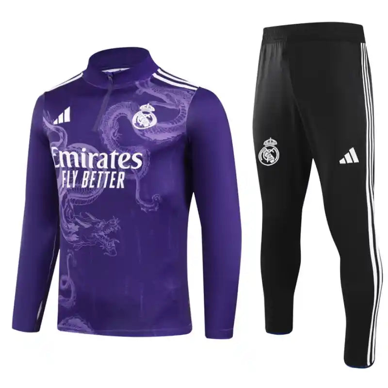 CLUB TRACKSUIT REAL MADRID 24/25 PURPLE